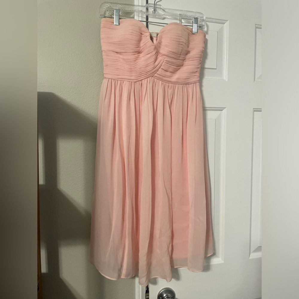 Pink strapless Donna Morgan Dress